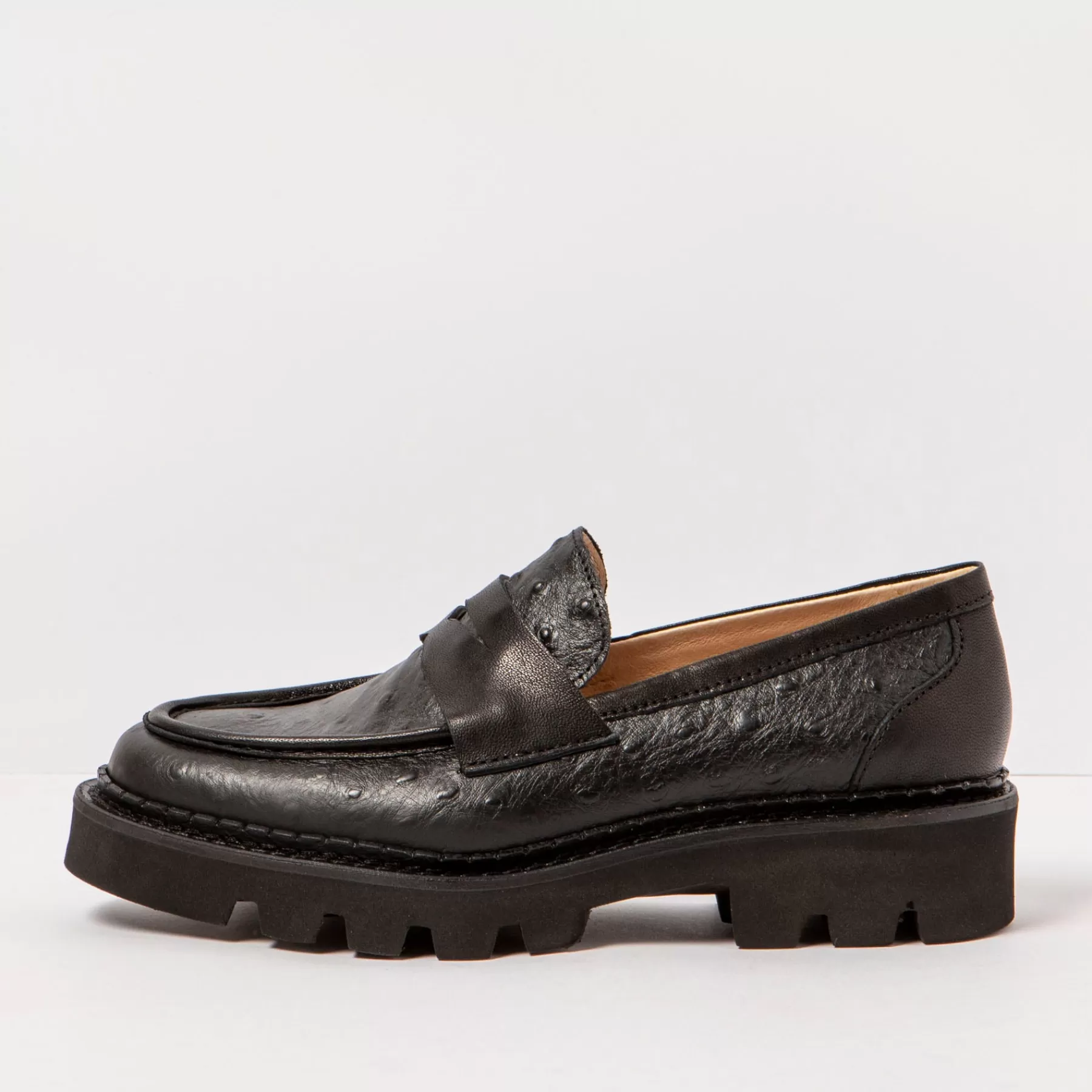 Neosens Shoes>3163S Blaver Fantasy Ostrich Black