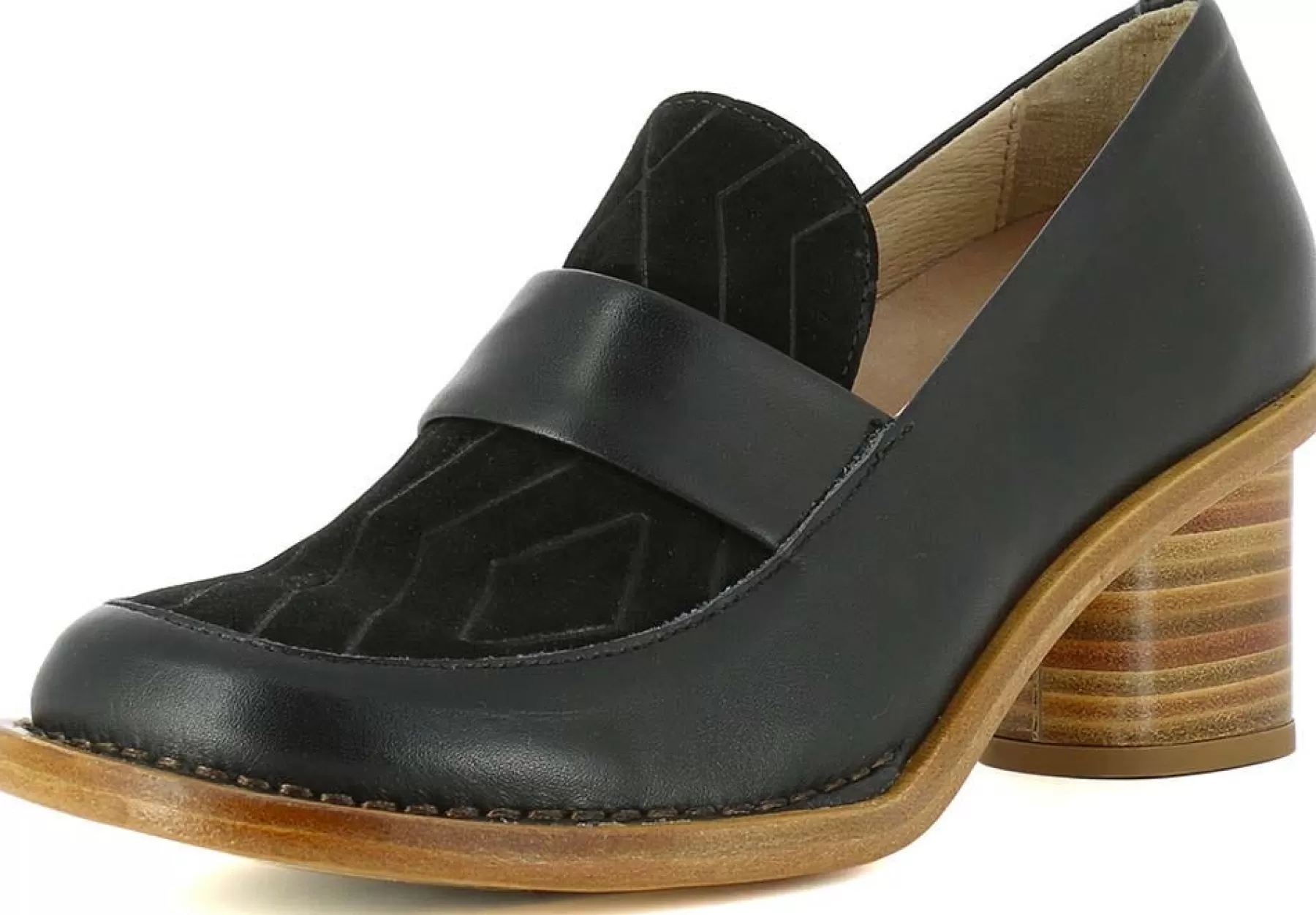 Neosens Heeled Shoes>S567 Debina Restored Skin-Vesubio Ebony