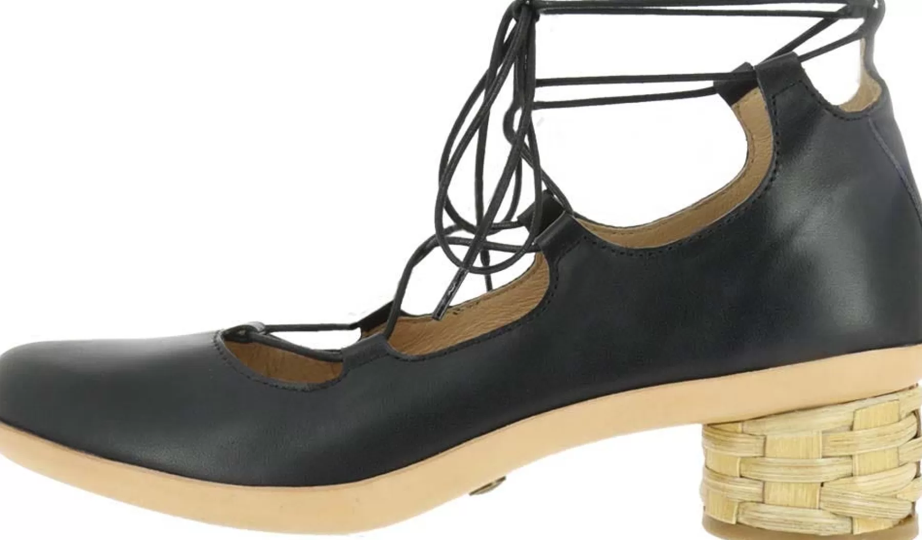 Neosens Heeled Ballerina>S697S Tintorera Restored Skin Ebony